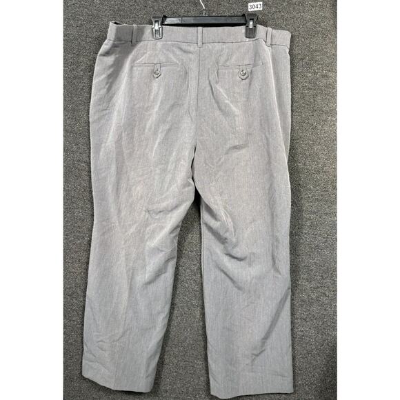 Lane Bryant Houston Classic Trouser Women's Plus 20R Gray Stretch Dress Pants - Picture 2 of 7